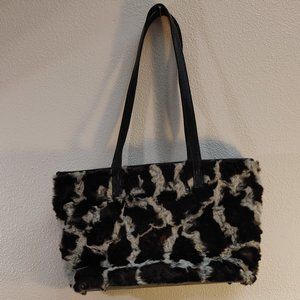 faux fur tote/purse by Rob Ference Los Angeles